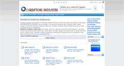 Desktop Screenshot of direktori-industri.com